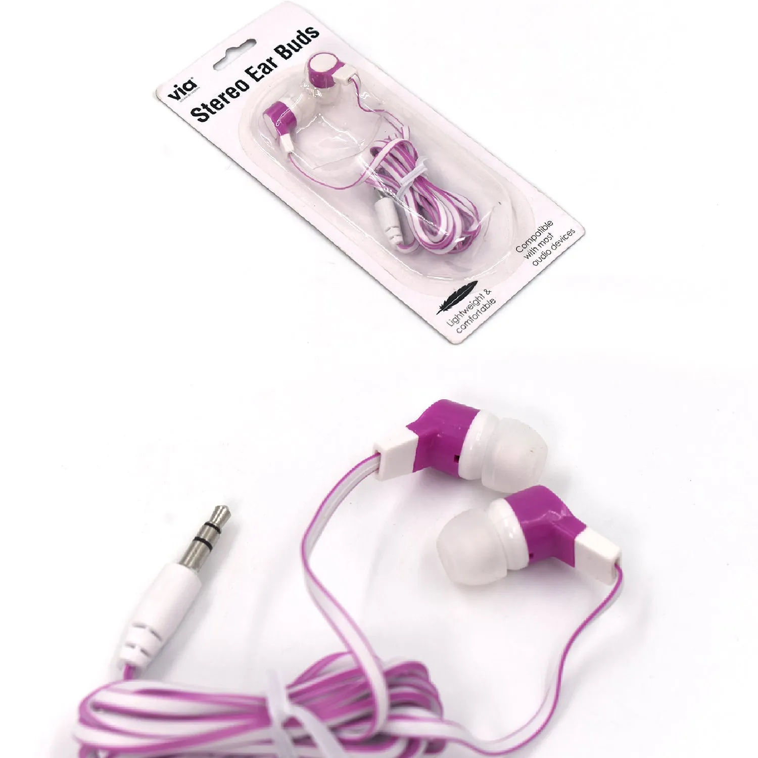 Earphones with mix different colors and various shapes and designs ( 1 pc)