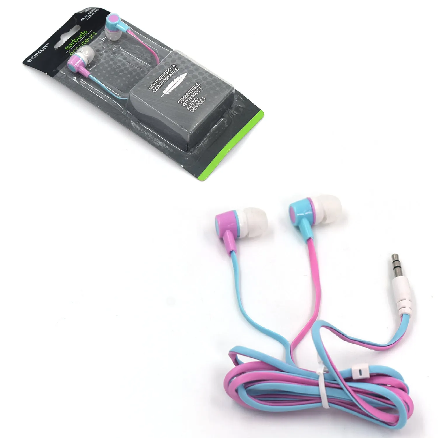 Earphones with mix different colors and various shapes and designs ( 1 pc)