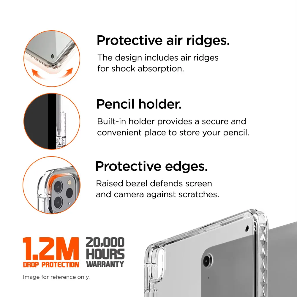 Eiger Peak 250m Case for iPad Air 13 (2024)/ iPad Pro 12.9 (2022)/(2021) in Clear