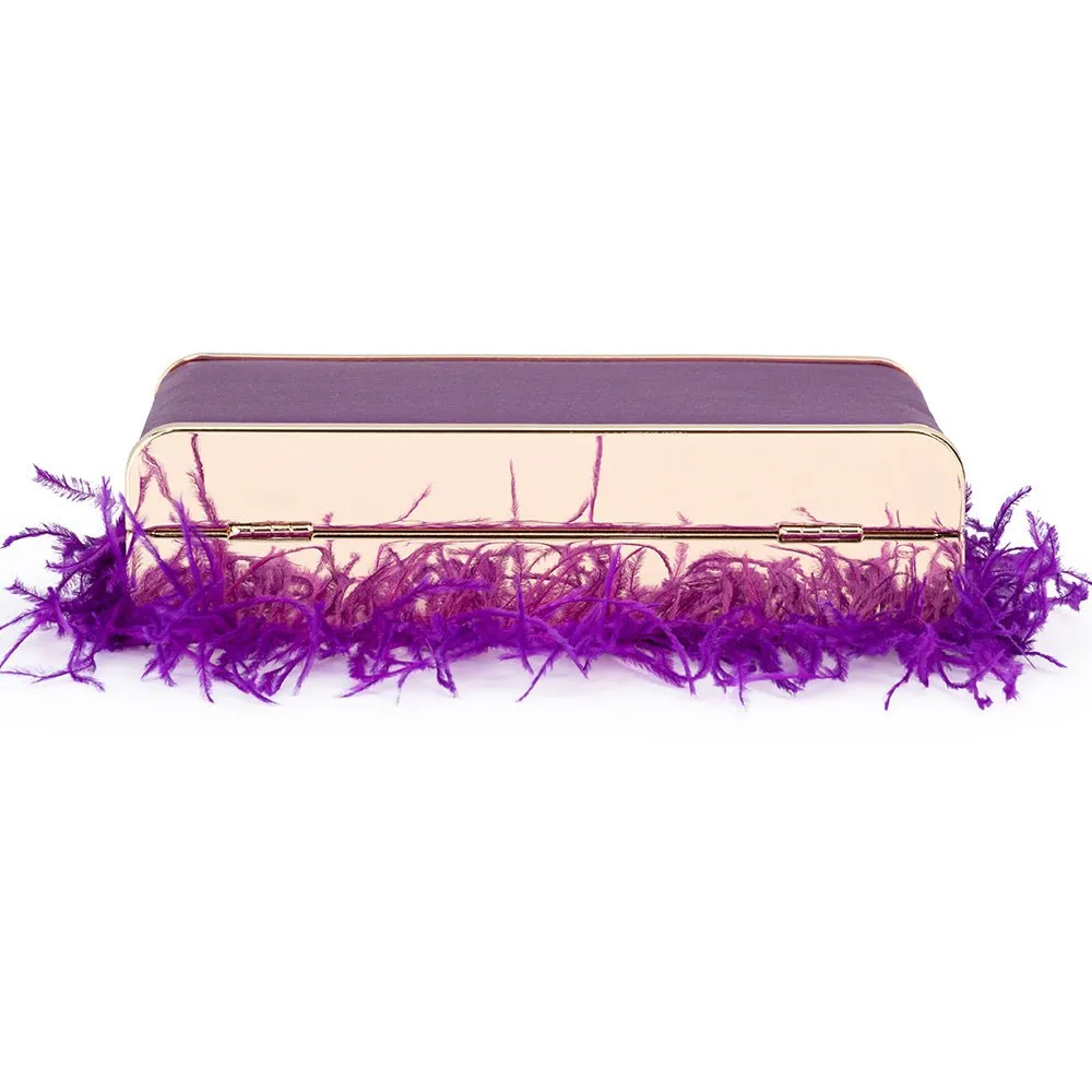 ESTELLE Feather  Clutch