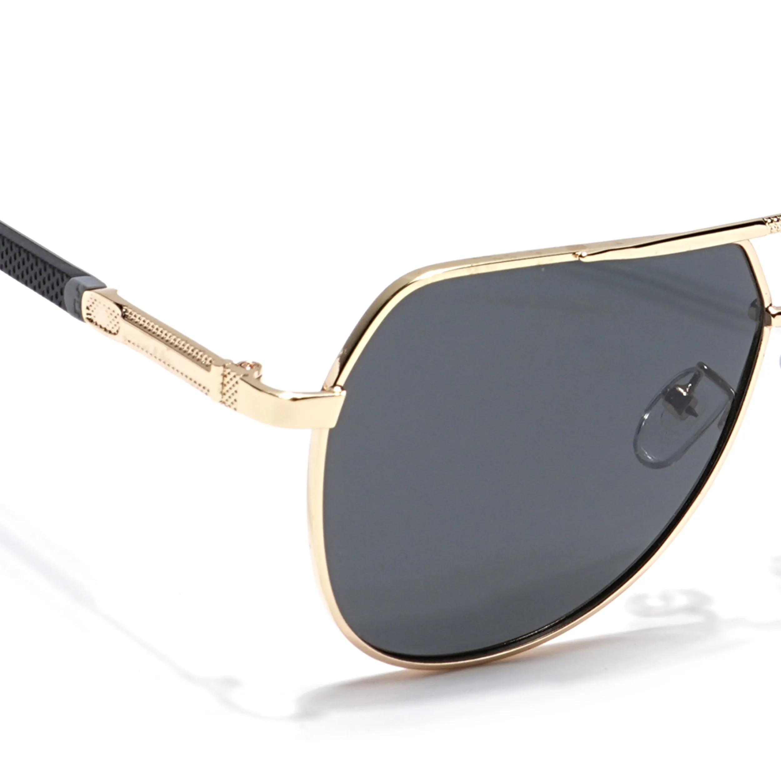 Eyejack Golden Aviator Sunglasses for Men & Women (8008PCL841)