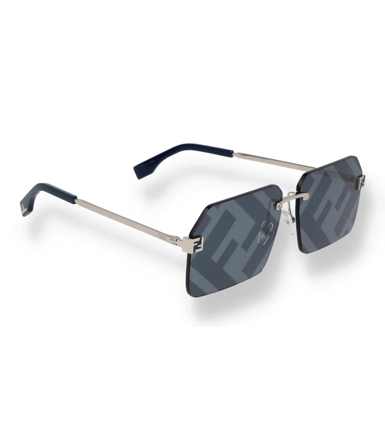 Fendi Women's Blue Geometric Sunglasses