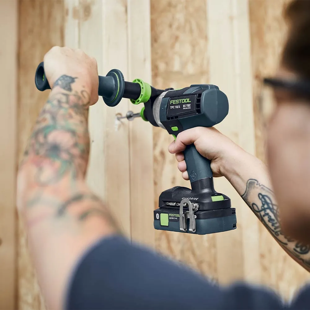 Festool Cordless Hammer Drill QUADRIVE TPC 18/4 HPC 4.0 I-Set