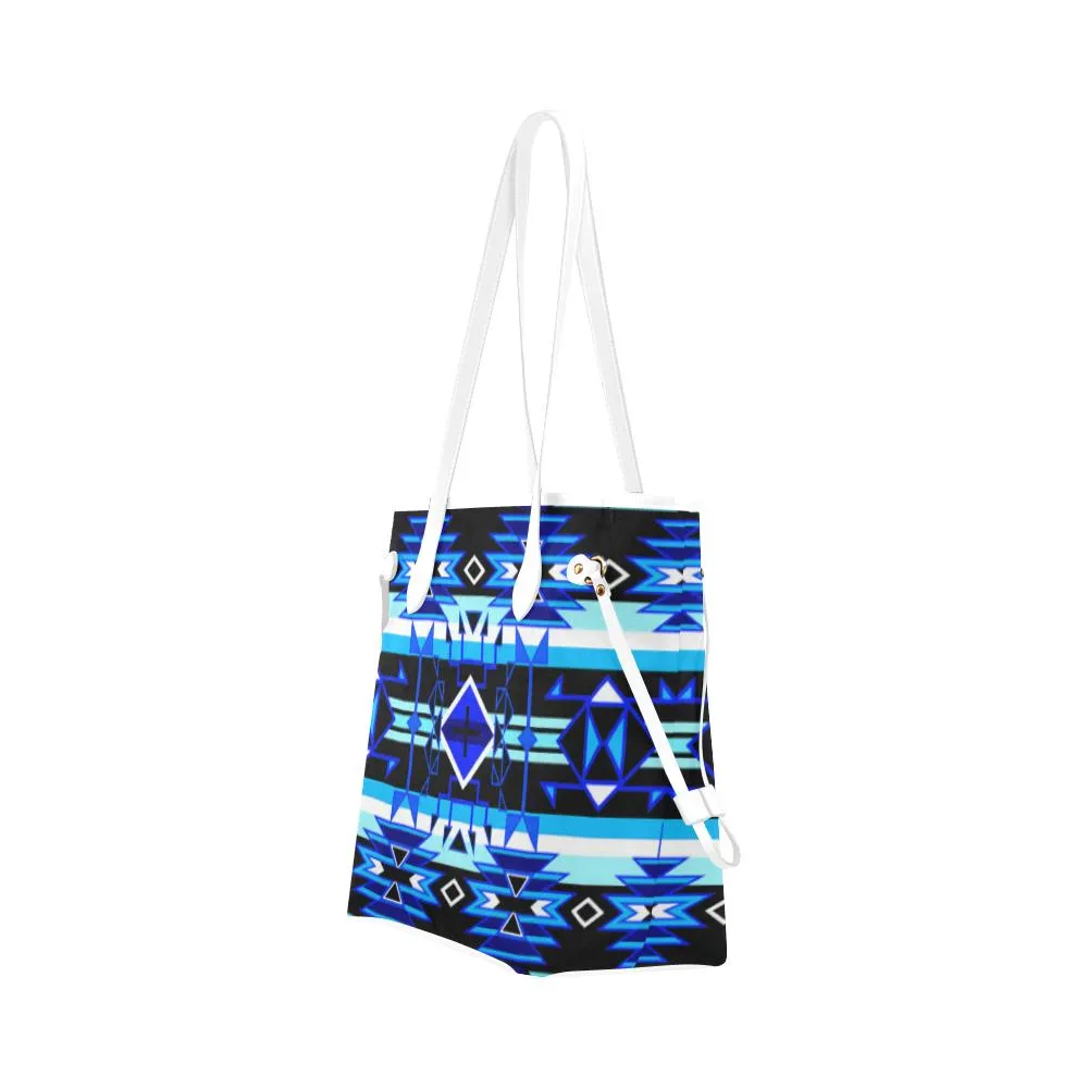 Force of Nature Winter Night Clover Canvas Tote Bag