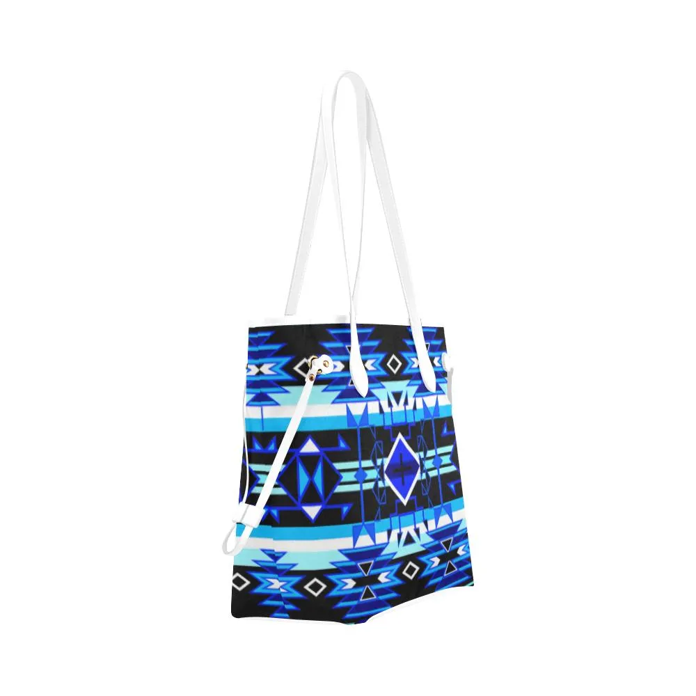 Force of Nature Winter Night Clover Canvas Tote Bag