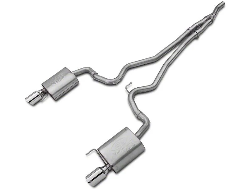 Ford Performance by Borla Touring Cat-Back Exhaust - Chrome Tips