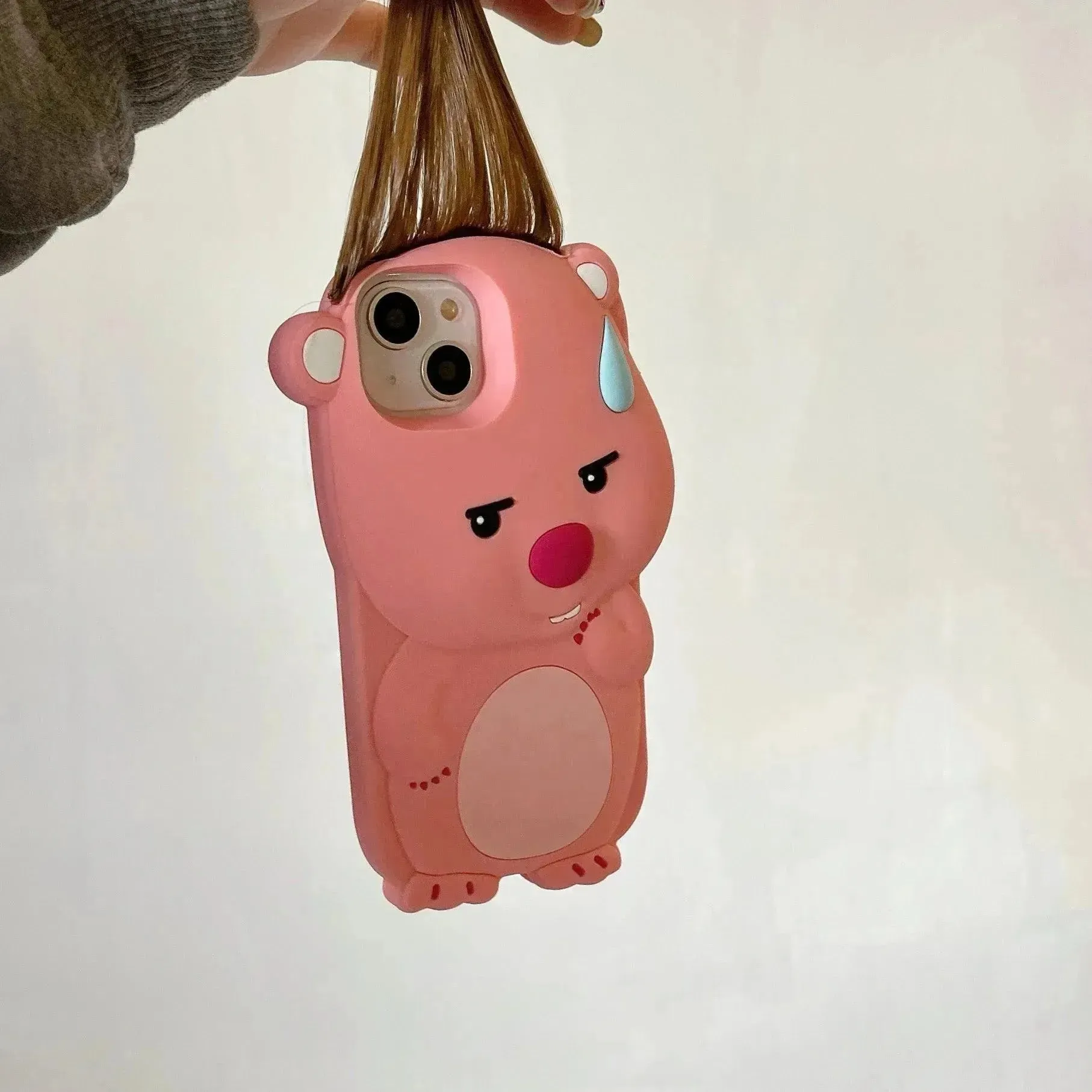 Funny Beaver Bangs Silicone Phone Case (For iPhones)