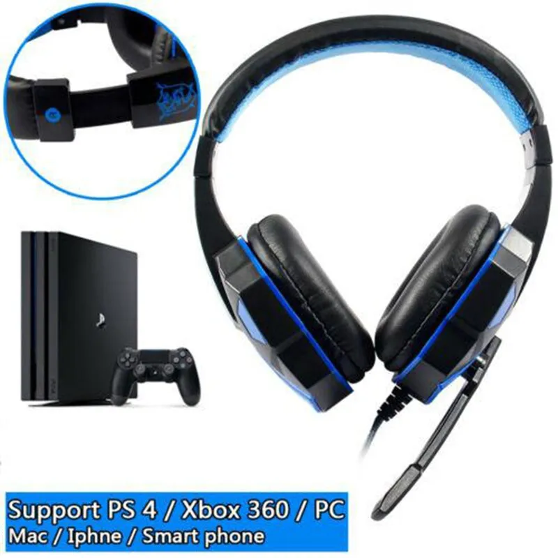 Gaming Headphone Surrounding Wired 3.5mm Stereo PS4 Xbox