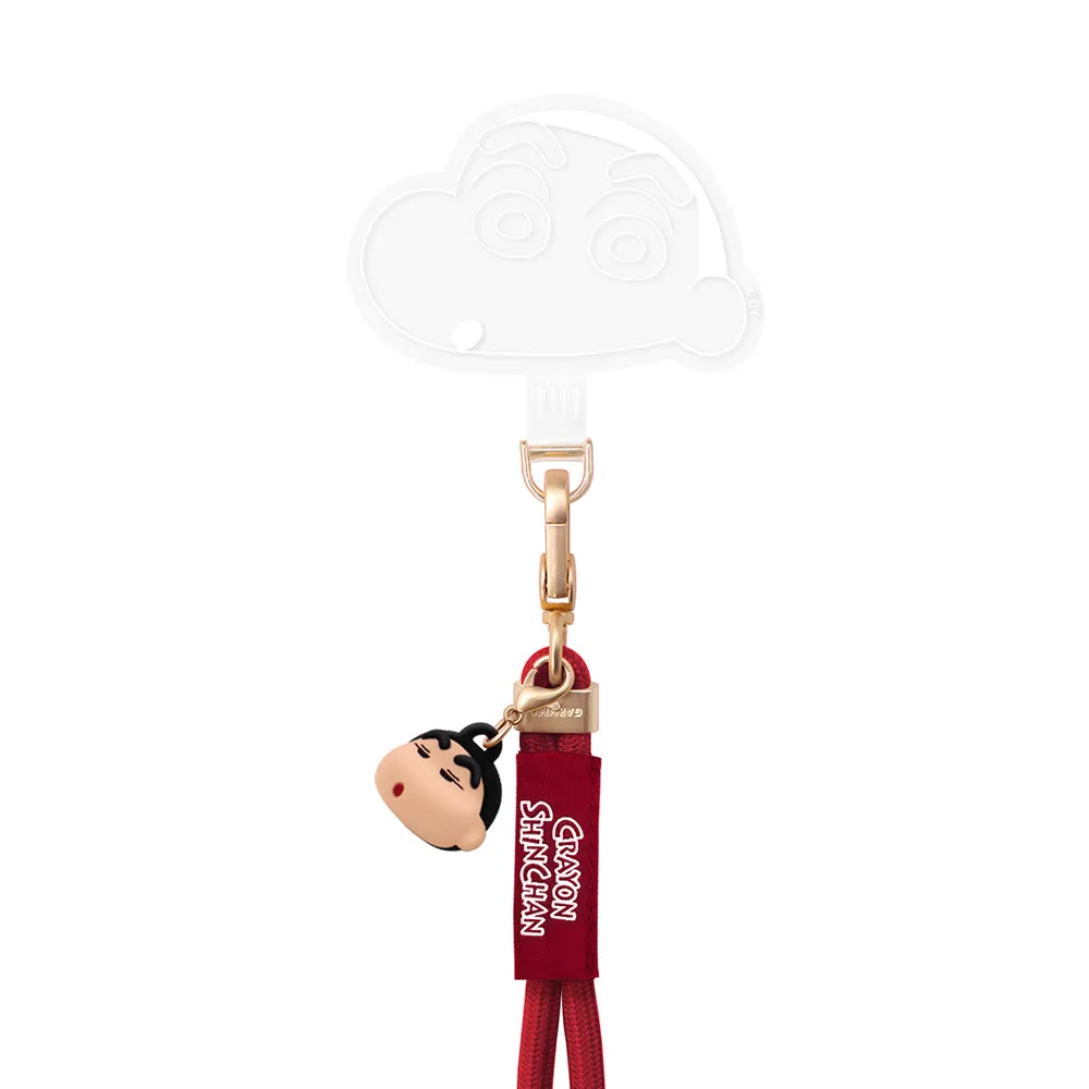 GARMMA Crayon Shin-chan Doll Charm Phone Buckle Strap Adjustable Lanyard