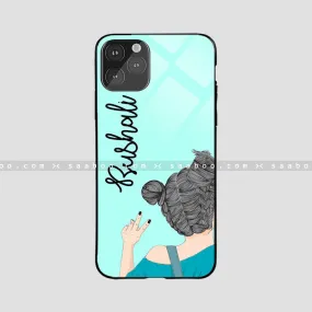 Glossy Protective Case With Girl Name