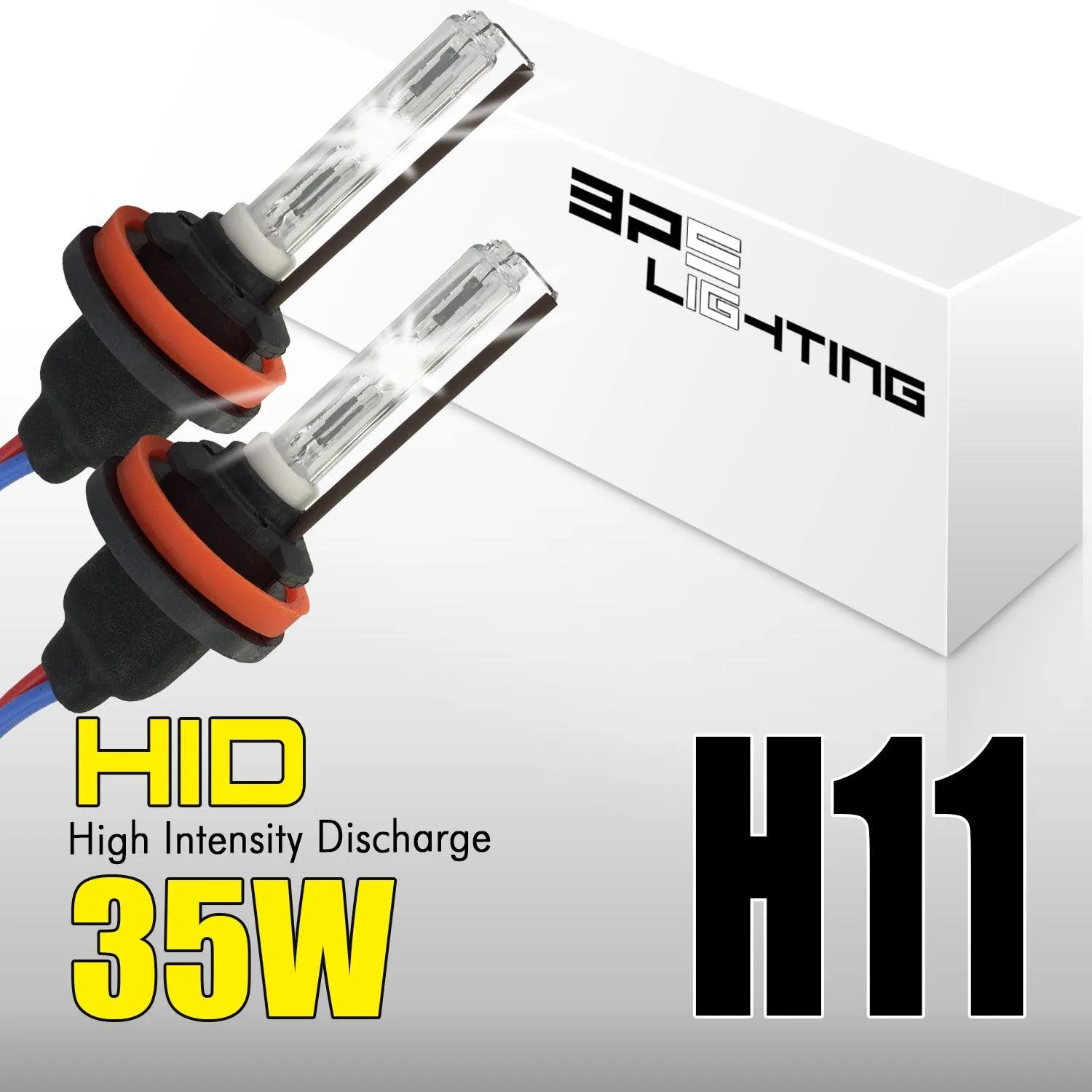 H11 HID Xenon Bulbs Premium With Ceramic Base 35w