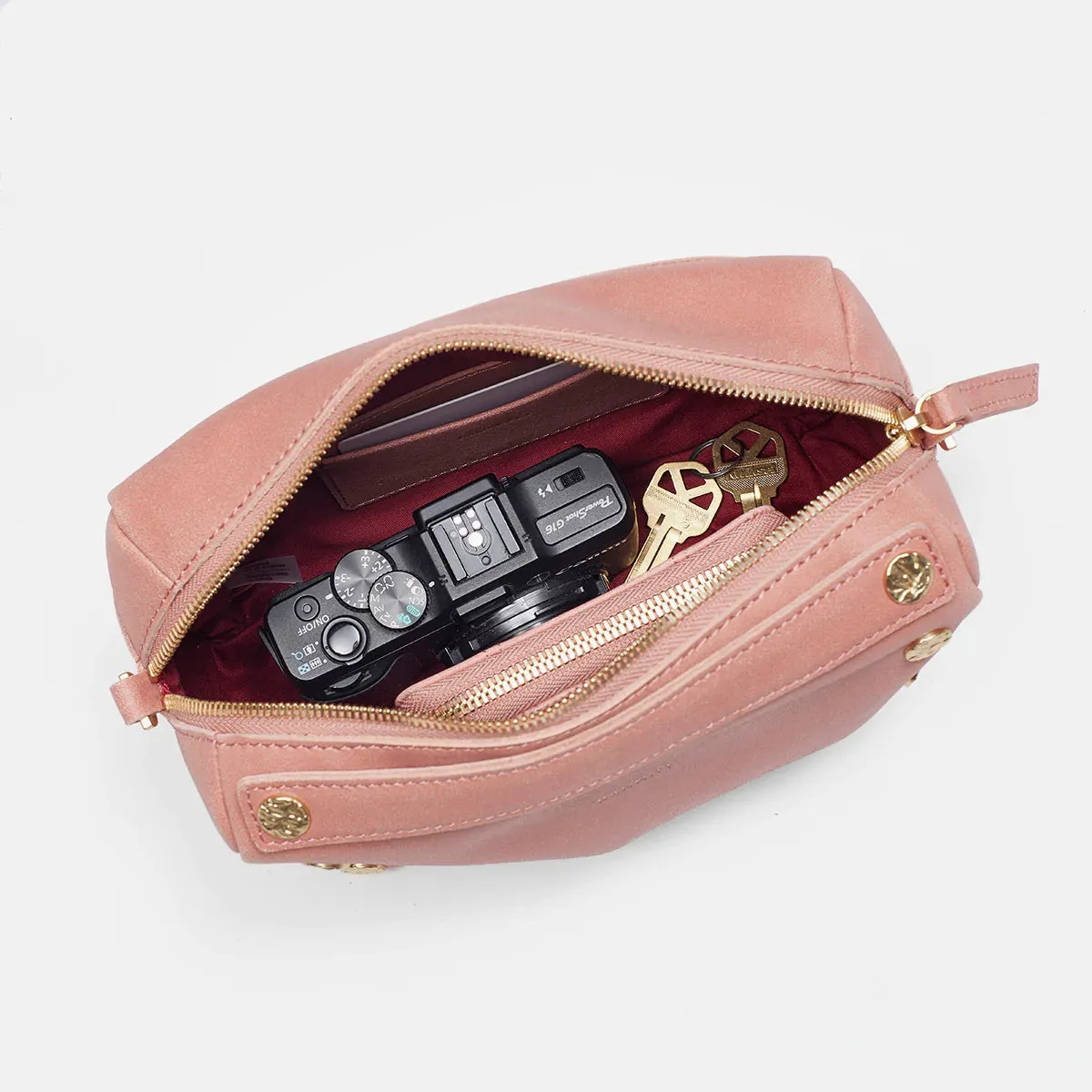 Hammit Evan Crossbody in Pink Sorbet