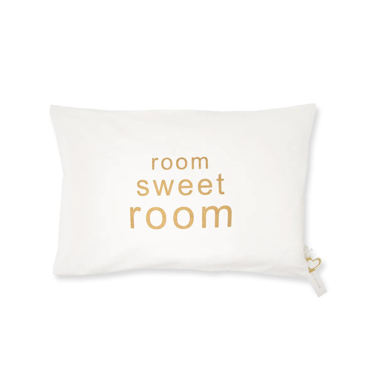 Handprinted Junior Cushion (Kid’s pillow) – Room Sweet Room Gold