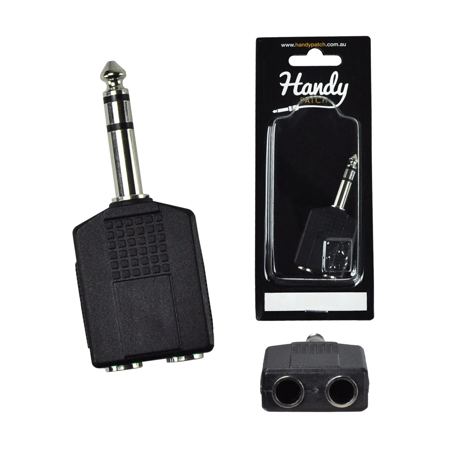 Handy Patch 2 Female Mono to Stereo Phono Adaptor