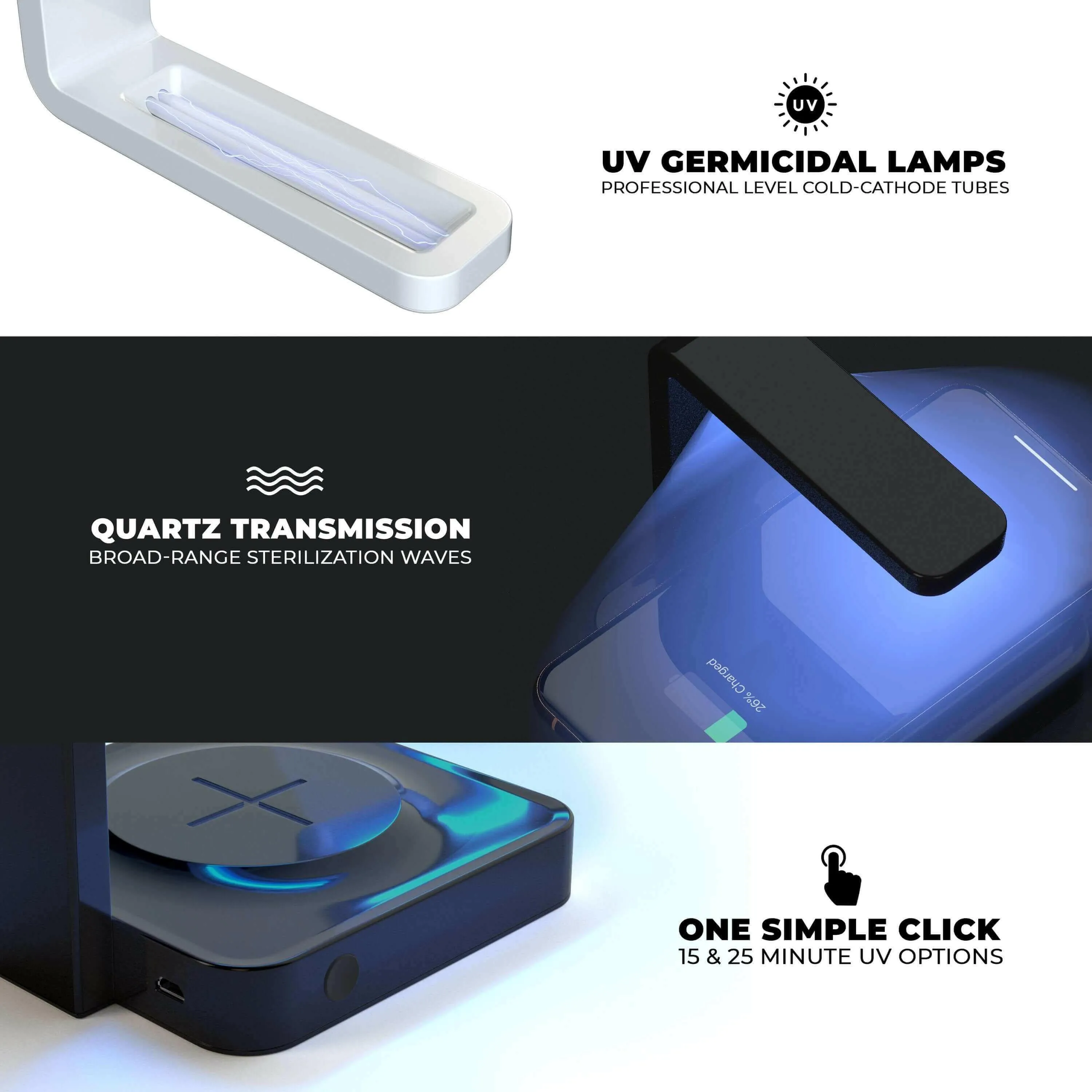 Holographic Swerve V1 UV Germicidal Sanitizing Sterilizing Wireless