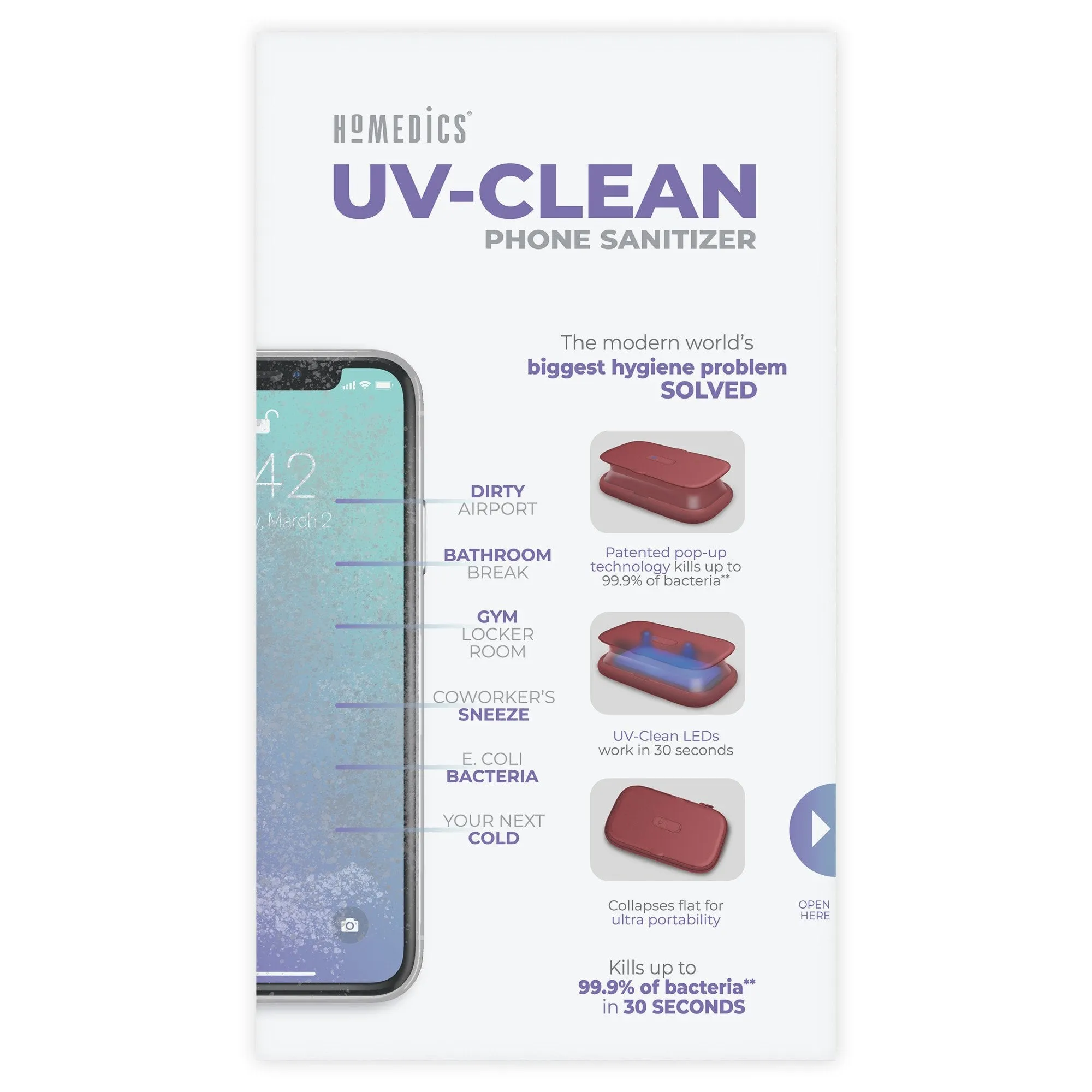 Homedics UV-Clean Phone Sanitizer