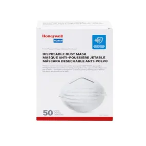 Honeywell NORRWS-54001 Nuisance Particulate Disposable Dust Mask, White, Case of 200