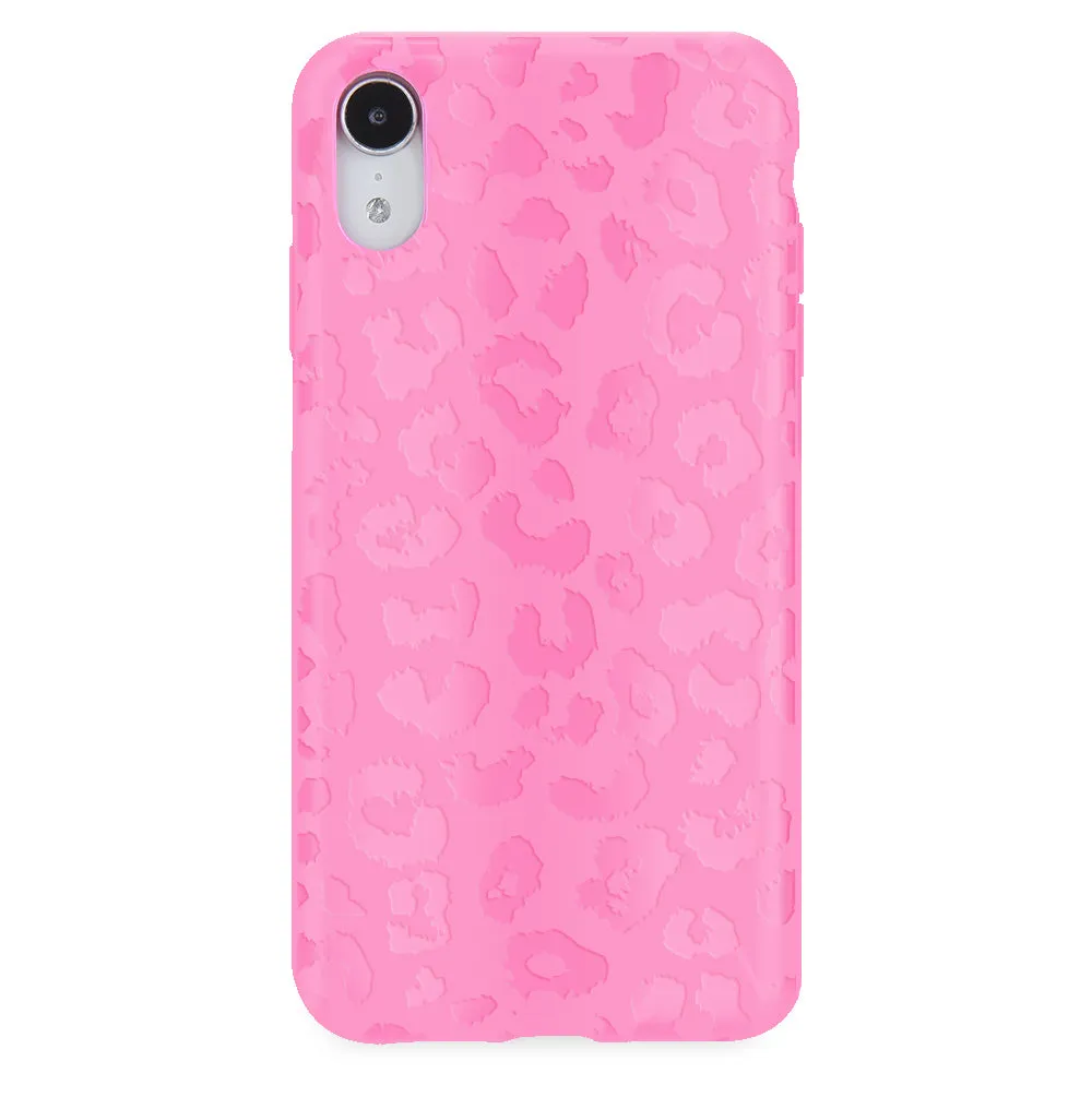 Hot Pink Leopard iPhone Case