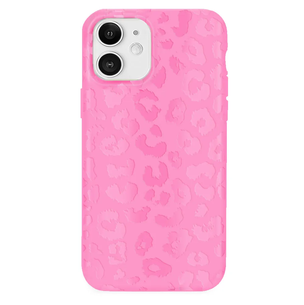 Hot Pink Leopard iPhone Case