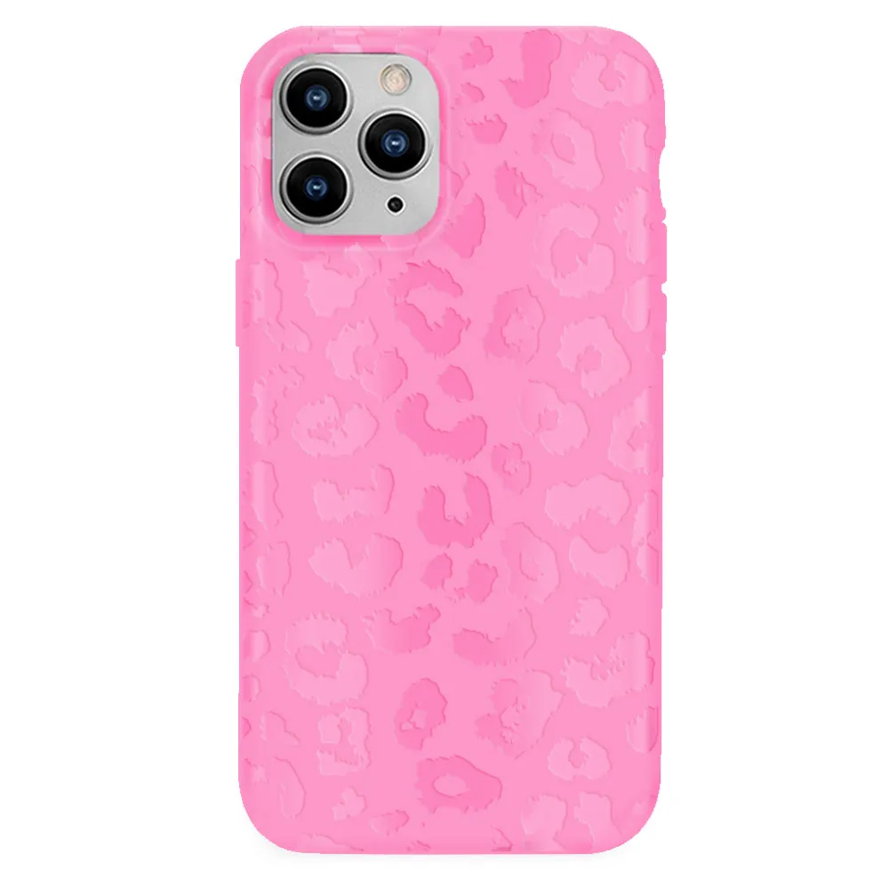 Hot Pink Leopard iPhone Case