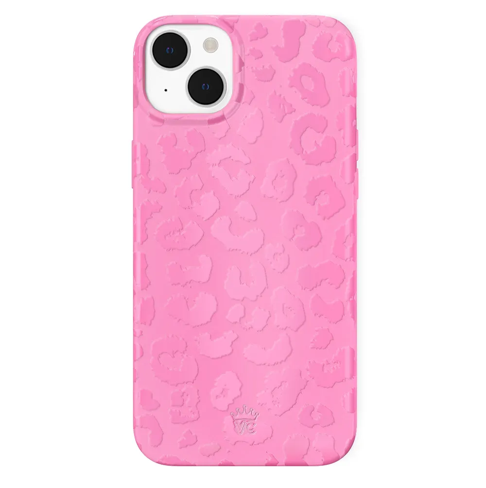 Hot Pink Leopard iPhone Case