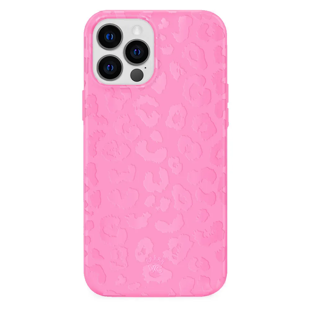 Hot Pink Leopard iPhone Case