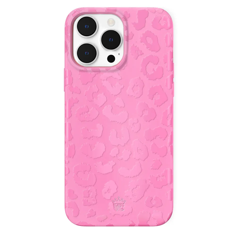 Hot Pink Leopard iPhone Case