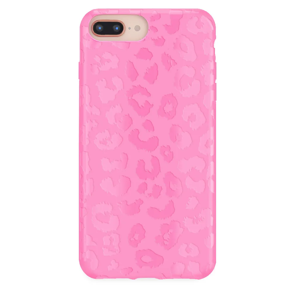 Hot Pink Leopard iPhone Case