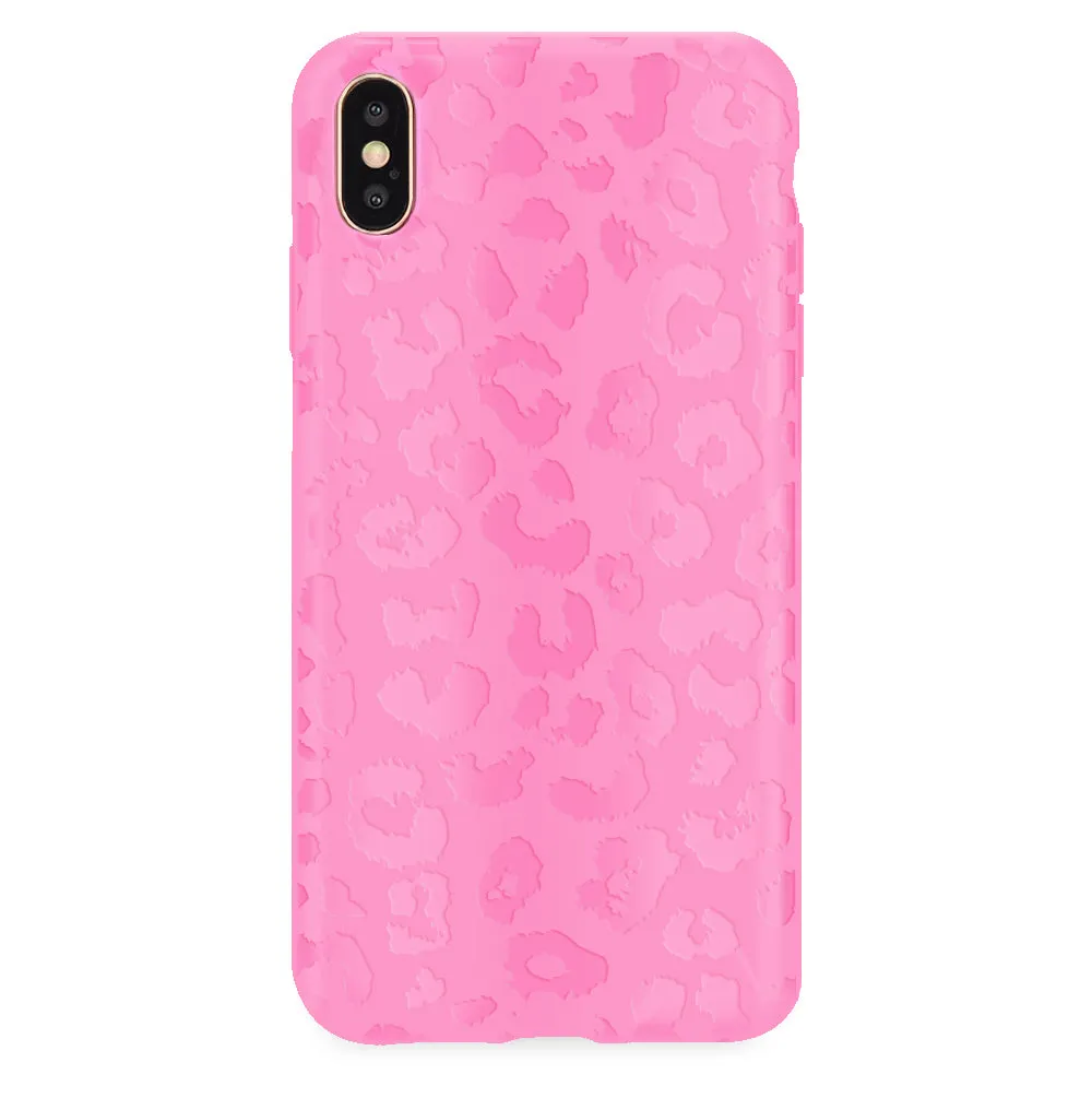 Hot Pink Leopard iPhone Case