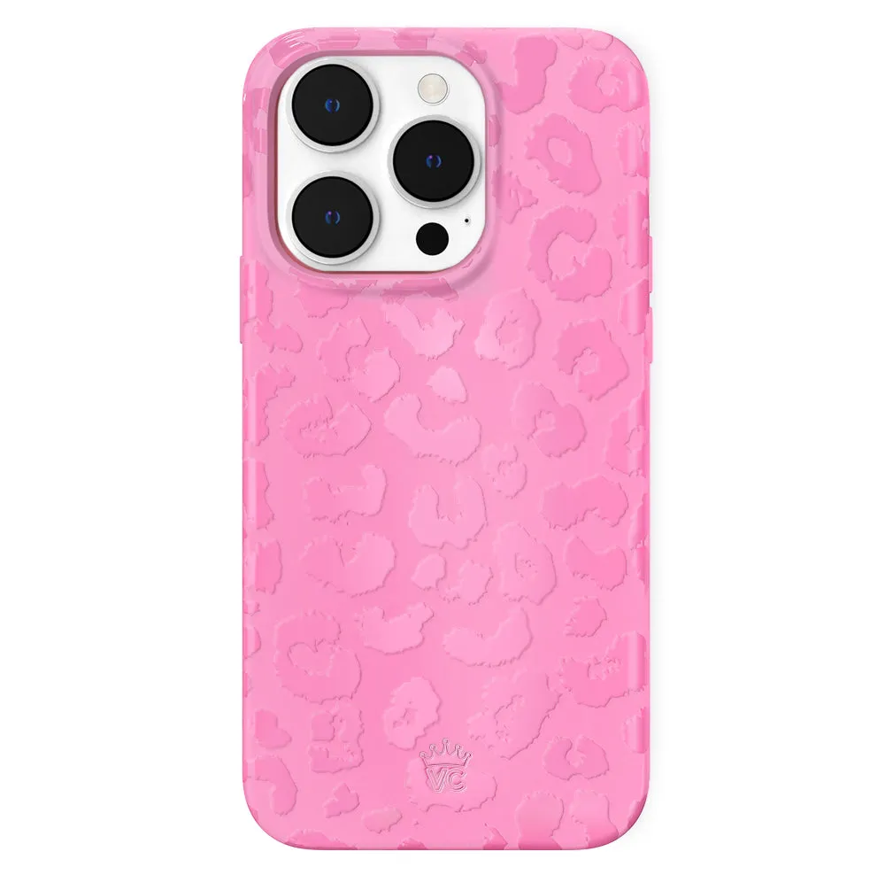 Hot Pink Leopard iPhone Case