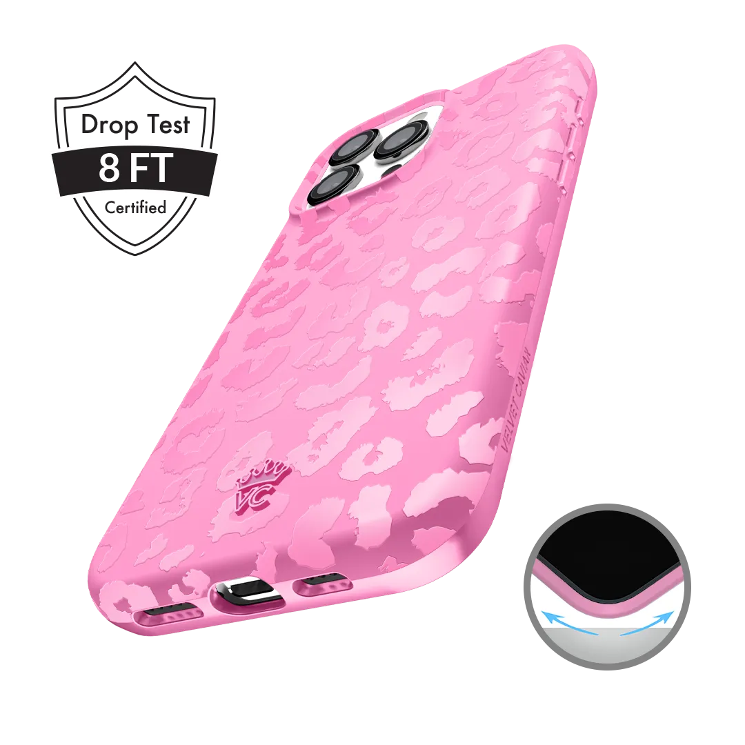 Hot Pink Leopard iPhone Case