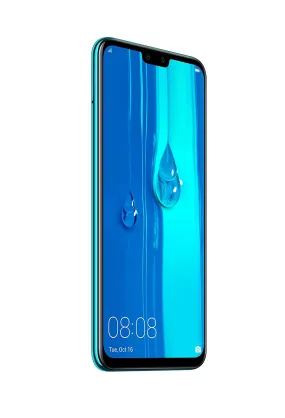 Huawei Y9 2019 Smartphone, Dual SIM 64GB 4GB RAM 4G LTE - Sapphire Blue