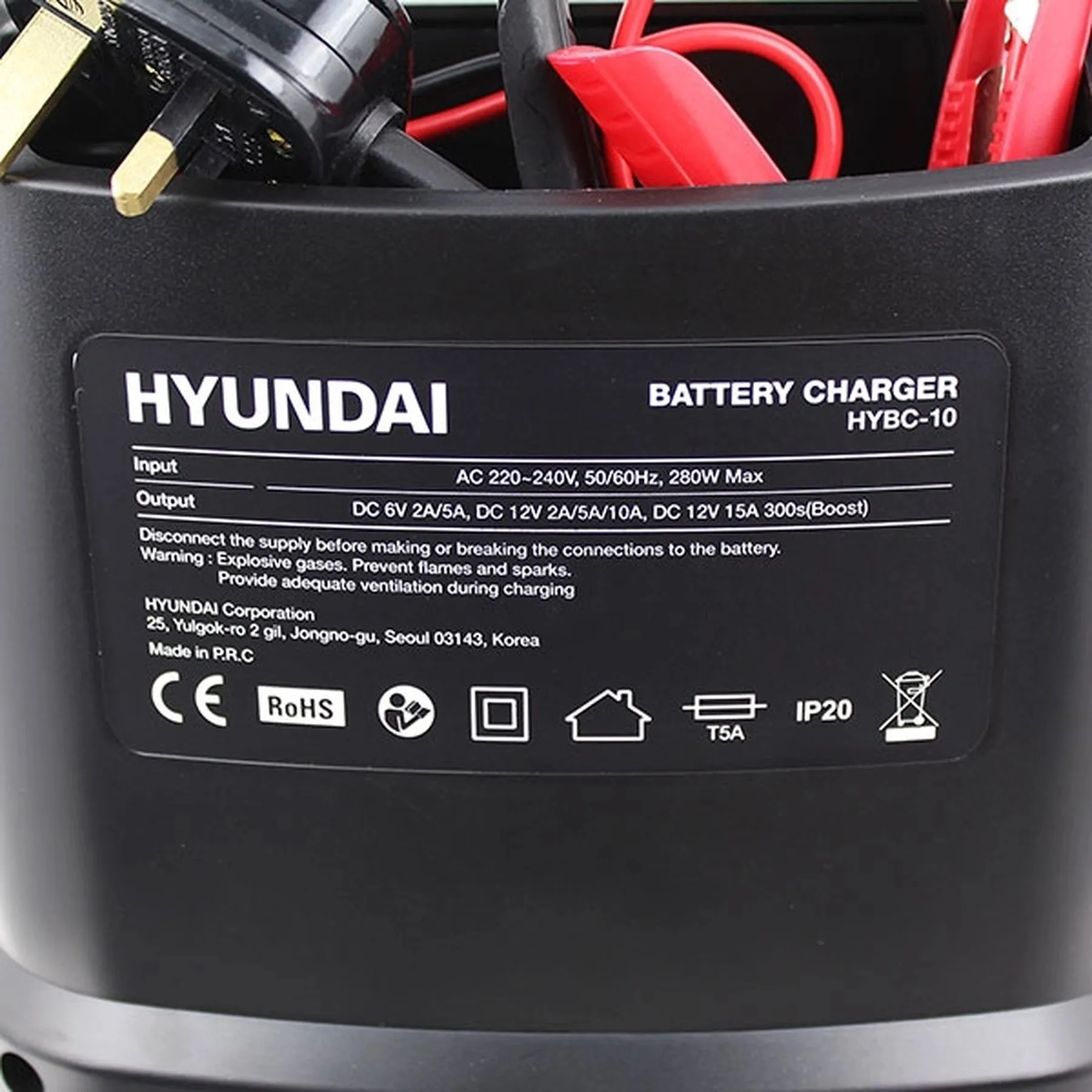 Hyundai HYBC-10 6v & 12v Battery Boost Charger