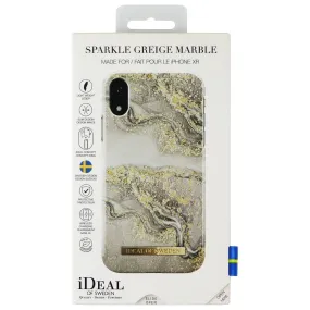 iDeal of Sweden Printed Case for Apple iPhone XR - Sparkle Greige Marble