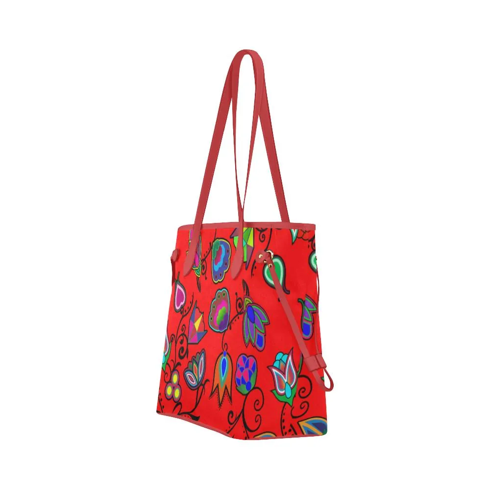 Indigenous Paisley - Dahlia Clover Canvas Tote Bag