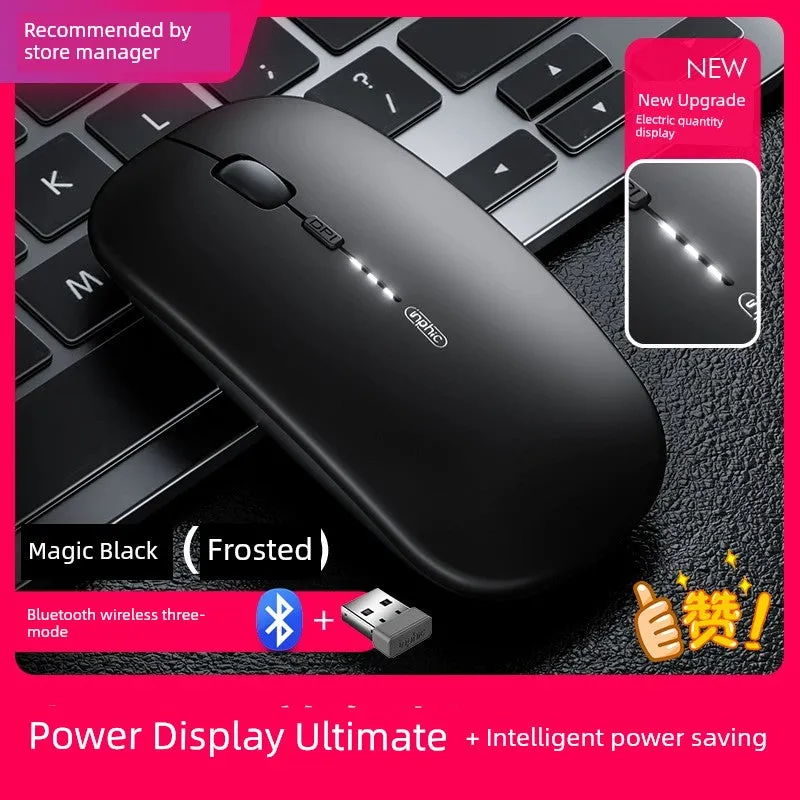 Inphic PM1 Mute Mouse Bluetooth USB Wireless