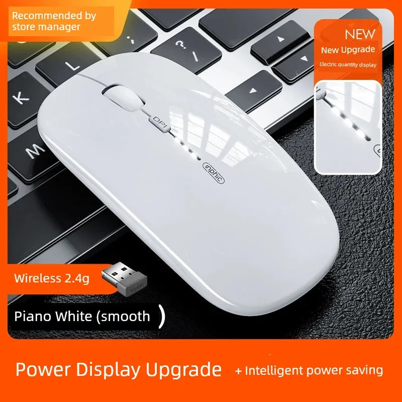 Inphic PM1 Mute Mouse Bluetooth USB Wireless