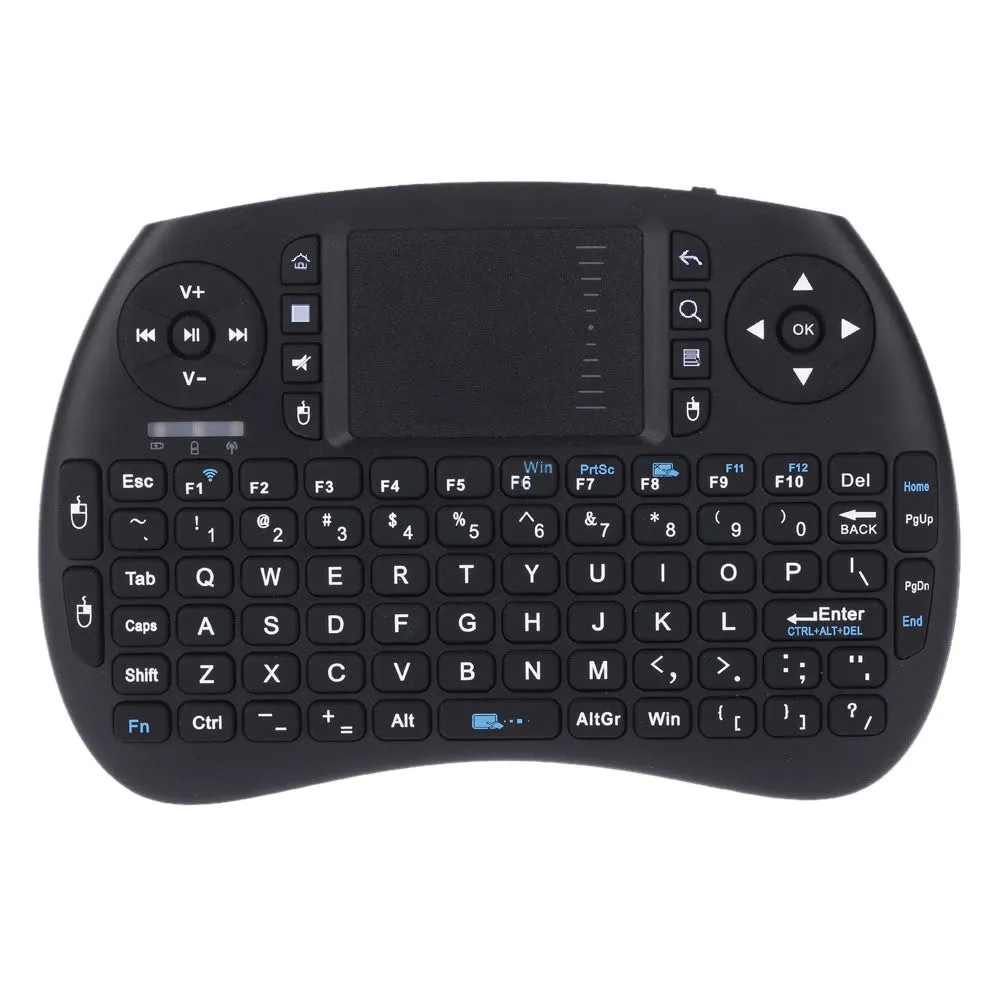 iPazzPort  Bluetooth Mini Wireless QWERTY Keyboard and Mouse Touchpad Combo for Android TV Box/Google TV Box/PC/Pad KP-810-21BT