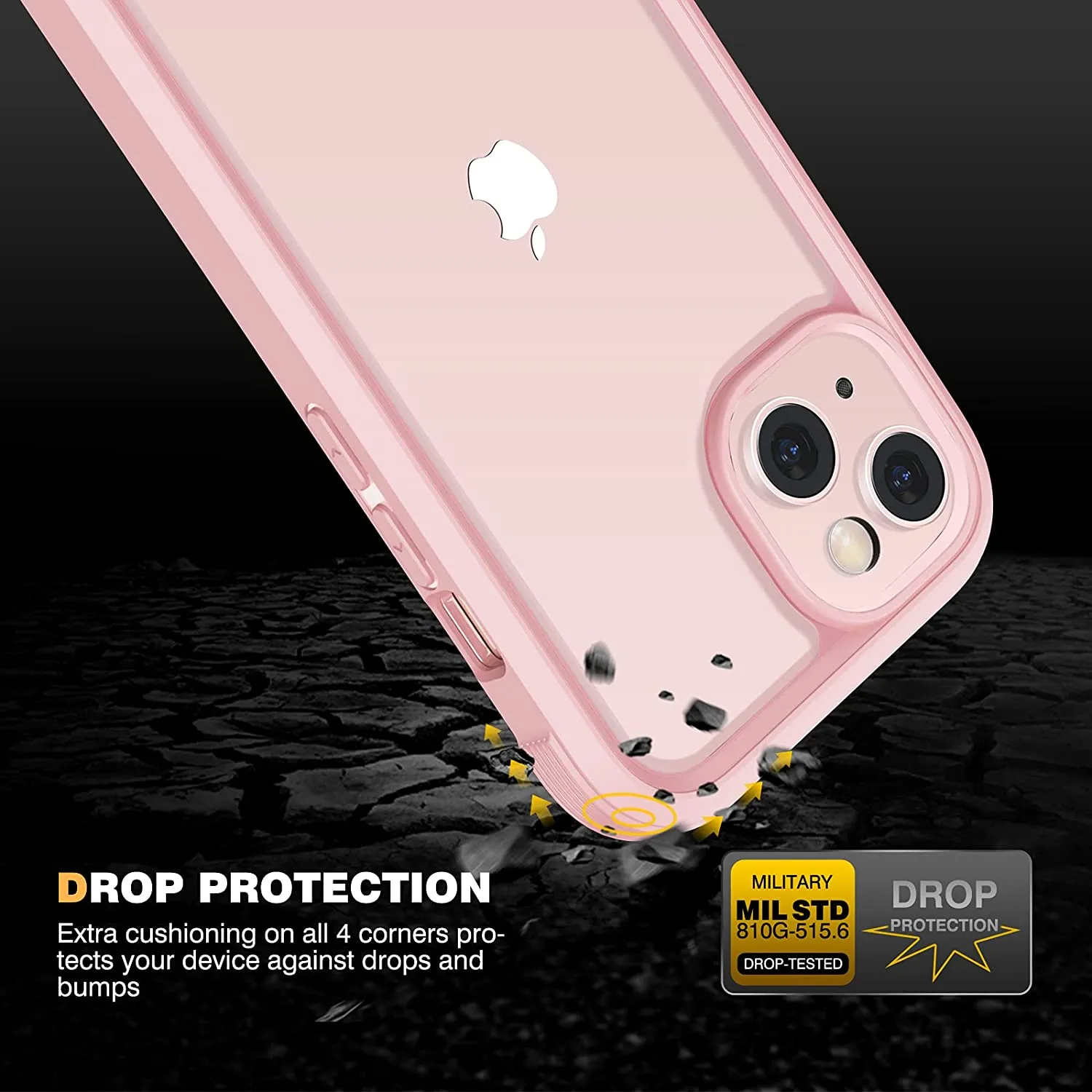 iPhone 13 Full Body Rugged Case with Built-in Touch Sensitive Anti-Scratch Screen Protector