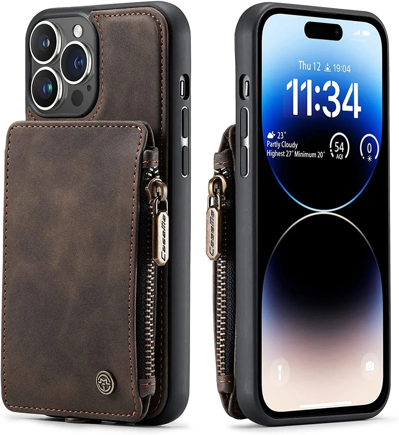 iPhone 14 Pro Max Leather Case with Card Holder