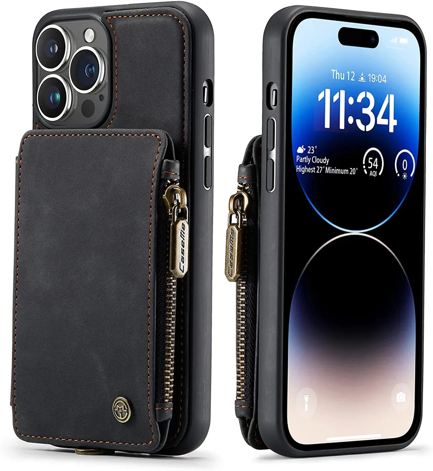 iPhone 14 Pro Max Leather Case with Card Holder