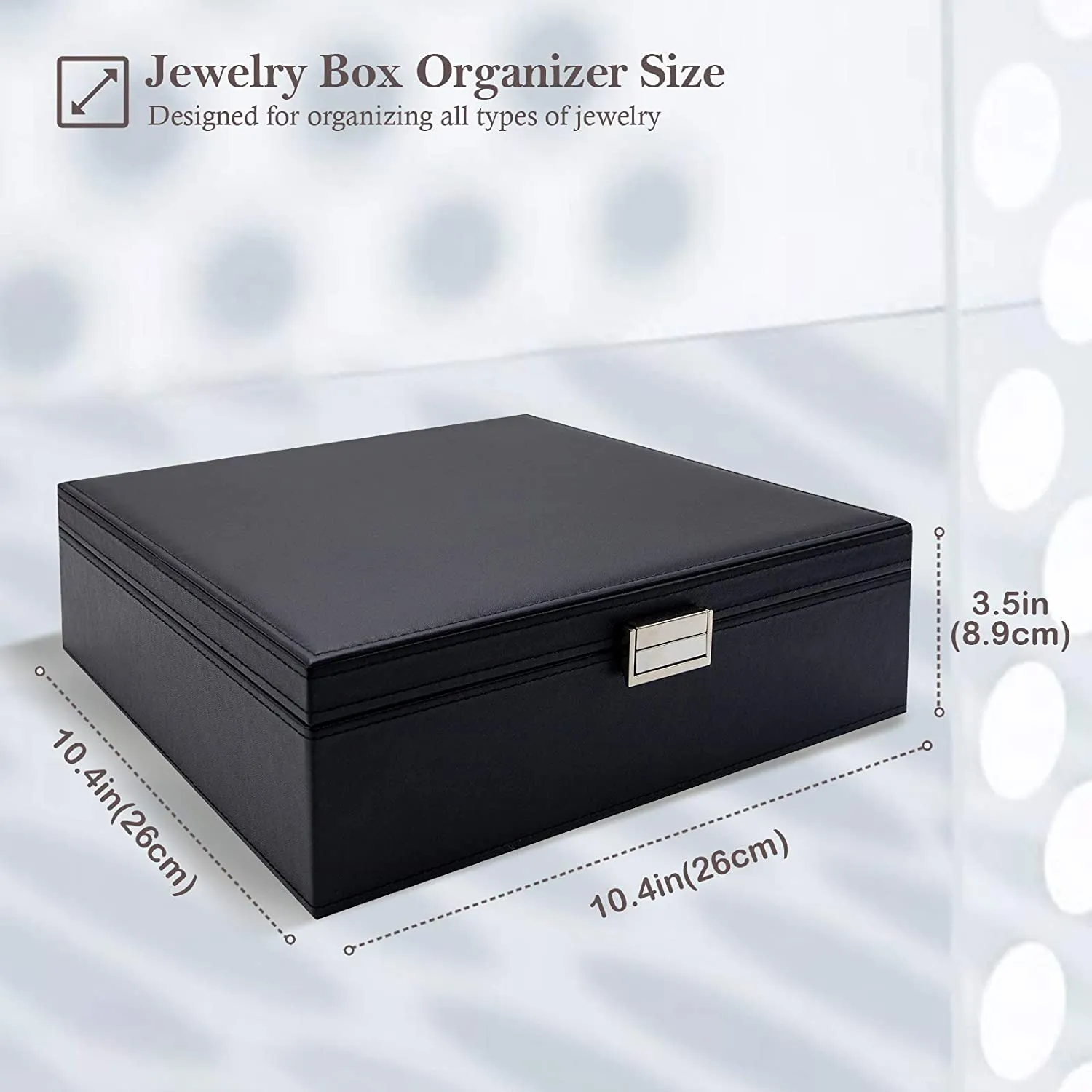 Jewelry Box Storage Case with Two Layers Display | ProCase