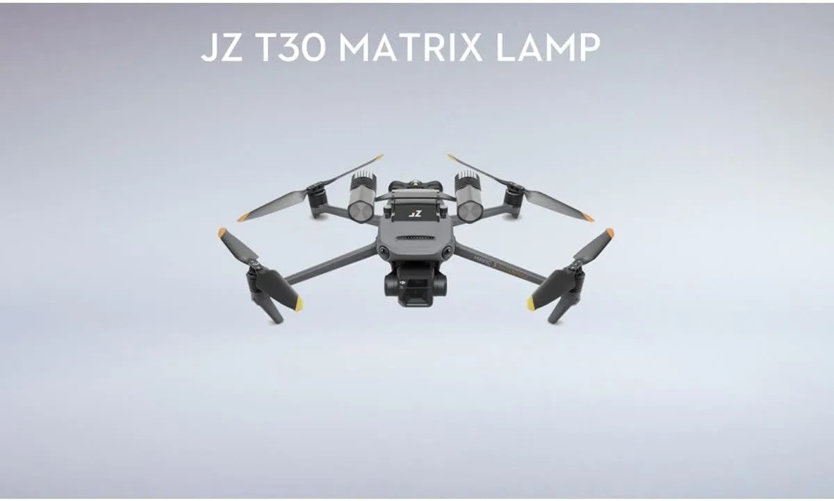 JZ T30 30W Matrix Lamp Spotlight for DJI Mavic 3E/Mavic 3T