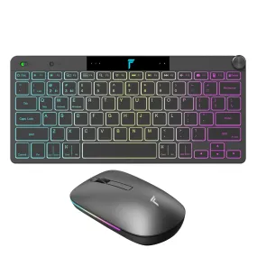 KB5028 MS2206 | Ultra-thin Portable 3 device Bluetooth   2.4G Keyboard &amp; mouse set