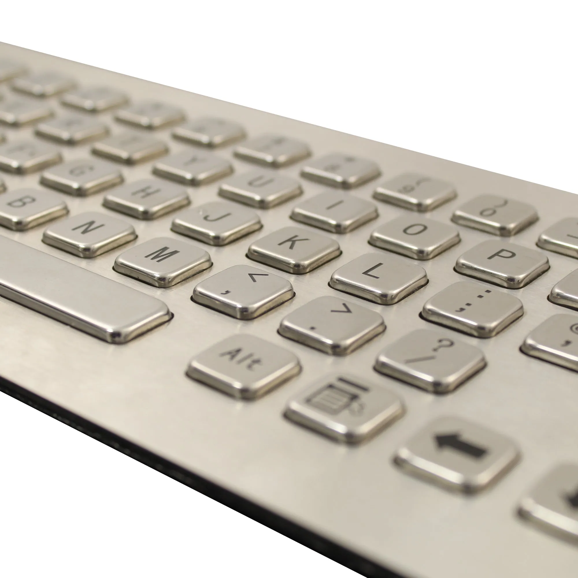 KBS-PC-I Stainless Steel Panel Mount Keyboard with Trackball