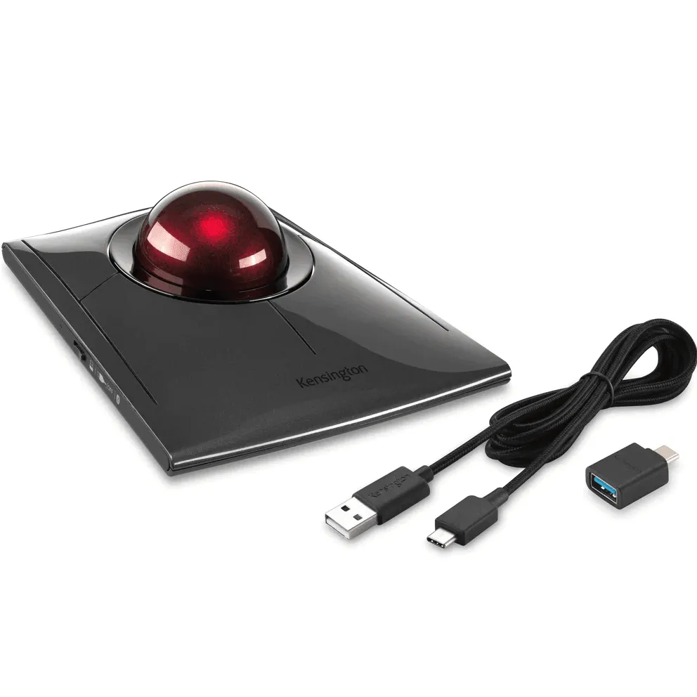 Kensington Slimblade Pro Trackball Mouse Wireless Bluetooth Professional