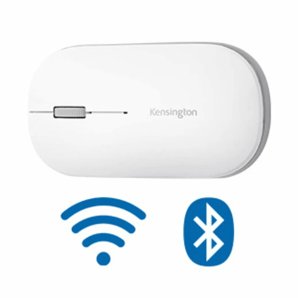 Kensington SureTrack Bluetooth Wireless Mouse White Silver 2.0