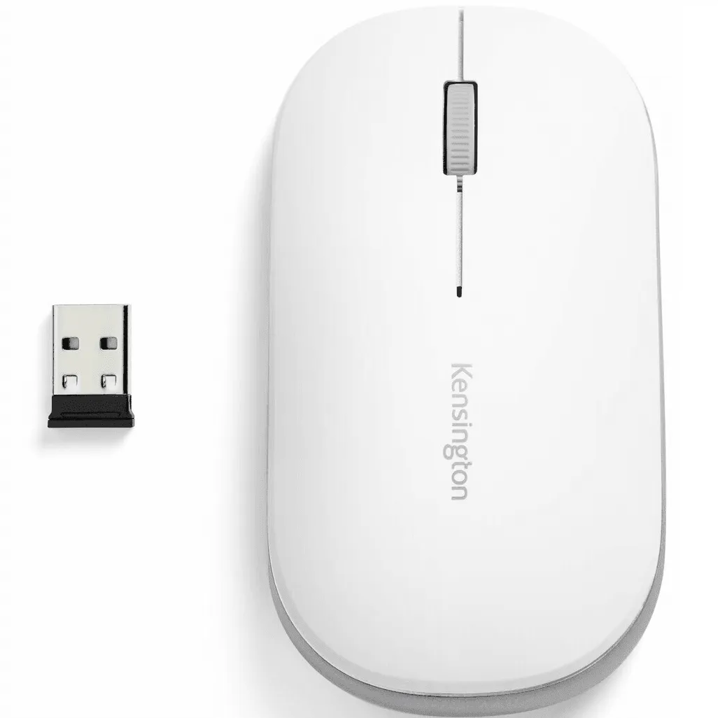 Kensington SureTrack Bluetooth Wireless Mouse White Silver 2.0