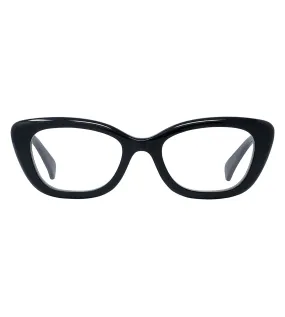 Kenzo Women's Shiny Black Cat-Eye Optical Frame