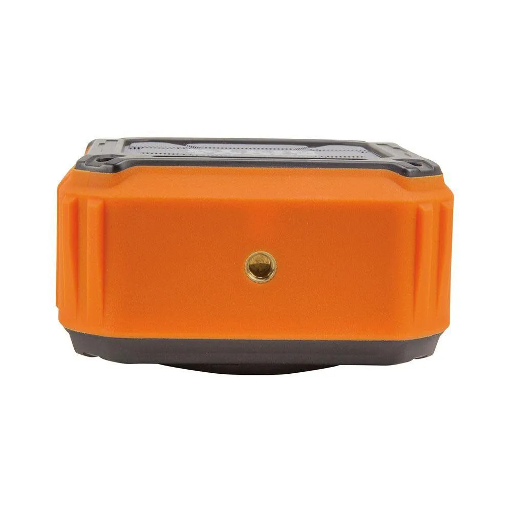 Klein Tools AEPJS1 Bluetooth Speaker, Wireless Portable Jobsite Speaker Plays Audio and Answers Calls Hands Free, IPX5, Worksite Ready